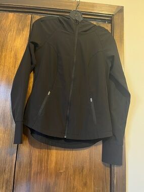 90 Degree By Reflex Black Hooded Zip Jacket